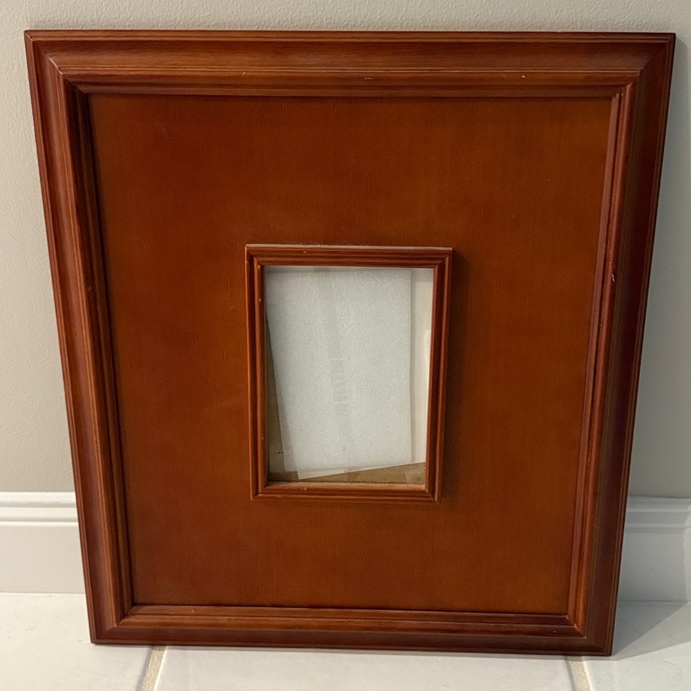 Elegant Brown Wooden Picture Frame